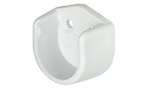 SUPPORT LATERAL TUBE ROND Ø.18mm BLANC