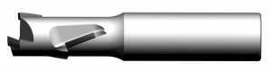 FRAISE DIAMANT DROITE Ø.10x75mm (LU.25mm) Z.1+1 Q.12mm