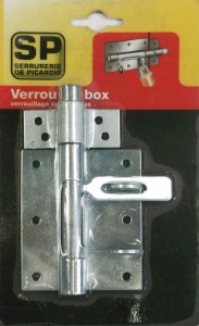 VERROU BOX Ø.14mm ZINGUE